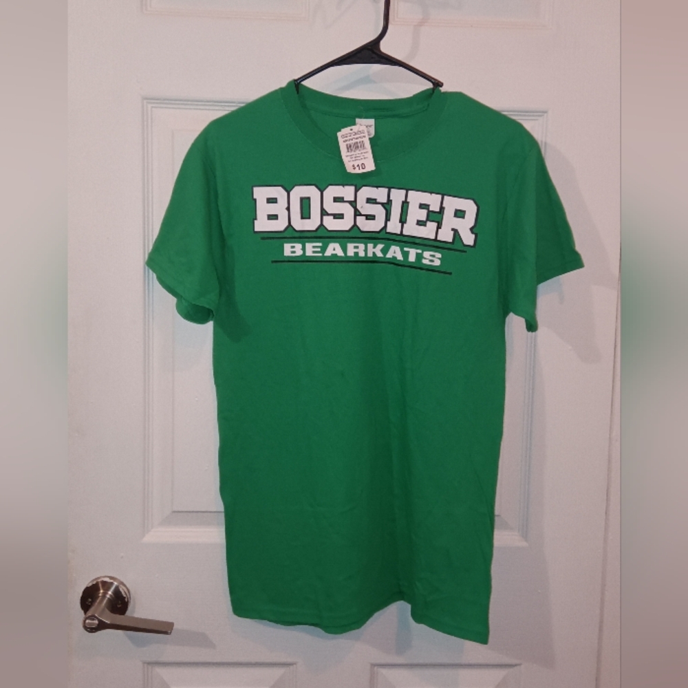 Hanes Green Bossier Bearkats Men's Short Sleeve Tee